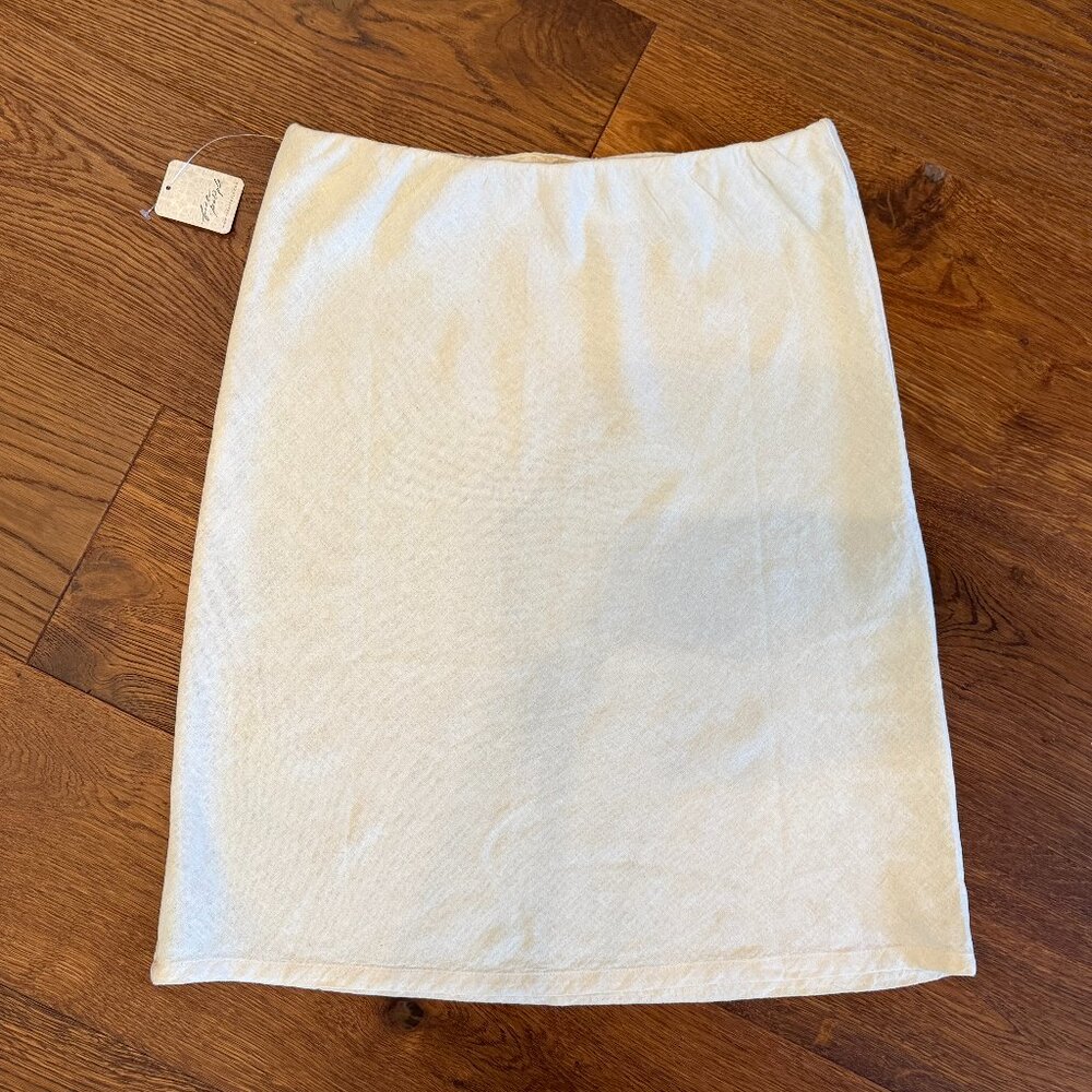 NWT - Free People / Free-est - My Little Midi Linen Skirt - Tan - Size L - Picture 5 of 5